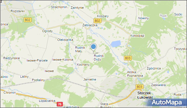 mapa Rudnik Duży, Rudnik Duży na mapie Targeo